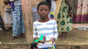 Students'school equipment donation in Dalavé,  Togo
